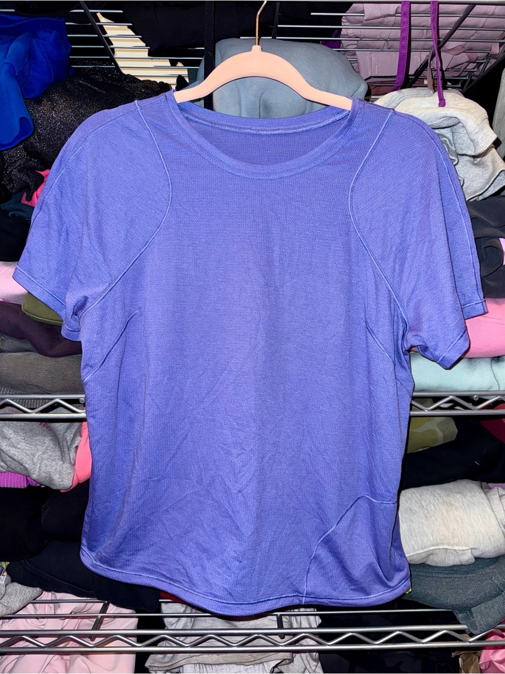 Lululemon Light Weight Short Sleeve T-Shirt - Size 8 Purple